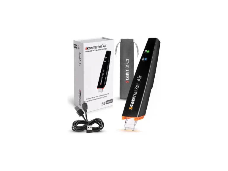 Scanmarker Air Pen Scanner - OCR Digital Highlighter and Reading Pen - Wireless (Black, Scanmarker Air)