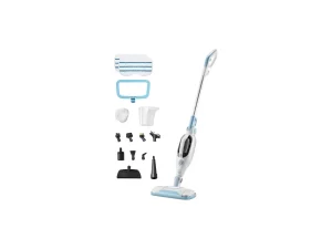 DOKER Steam Mop Cleaner - Handheld Detachable Floor Steamer for Hardwood Floor Cleaning w 11 Accessories, 2 Mop Pads, Multi-functional for Home Use Tile Carpet Kitchen Window Wall Laminate.webp