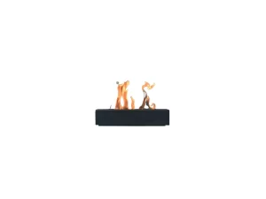 Colsen Tabletop Rubbing Alcohol Fireplace Indoor Outdoor Fire Pit Portable Fire Concrete Bowl Pot Fireplace Rectangular (Black Edition)