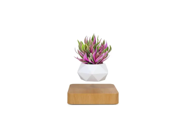 Levitating Air Bonsai Pot, Rotation Flower Planters, Magnetic Levitation Suspension Floating Pot, Potted Plant Desk Decor in Flower Pots