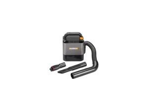 WORX WX030L 20V Power Share Cordless Cube Vac Compact Vacuum, Black