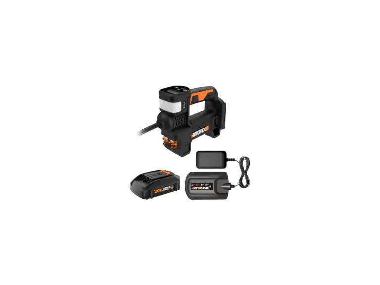 WORX WX092L 20V 2.0Ah 2 in 1 Cordless Inflator Battery and Charger Included, max. 10 Bar, Digital pressure display