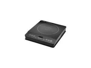 Amazon Basics 1800W Portable Induction Cooktop Burner, medium, Black
