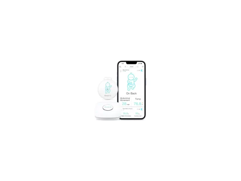 Sense-U Smart Baby Monitor 3 (Long Range & FSAHSA Approved) - Tracks Abdominal Movement, Rollover, Sleeping Position, Temperature with Real-time Alerts from Anywhere.webp