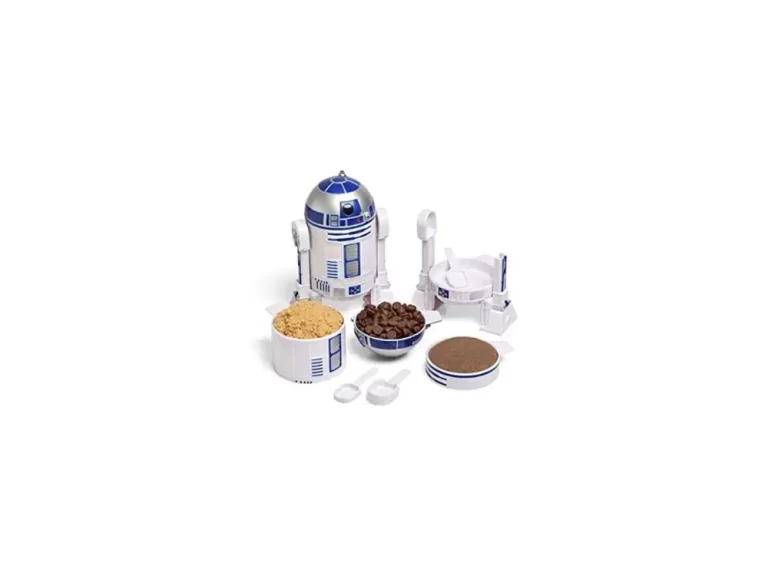 ThinkGeek Star Wars R2-D2 Measuring Cup Set - Body Built from 4 Measuring Cups and Detachable Arms Turn Into Nesting Measuring Spoons - Unique Kitchen Gadget