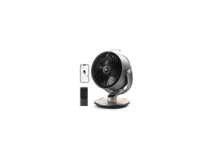 Dreo Smart Fans for Bedroom, 11 Inch, 25dB Quiet DC Room Fan with Remote, 120°+90° Oscillating Fan, 6 Modes, 9 Speeds, 12H Timer,Works