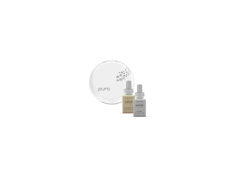 LAFCO New York Pura Smart Device Set - Includes Chamomile Lavender & Champagne Fragrances - Up to 2 Weeks of Fragrance Life Per Vial