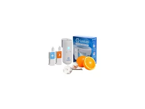 LooLoo Automatic Touchless Toilet Spray Starter Kit Bundle (Dispenser and 2 Fragrance Bottles