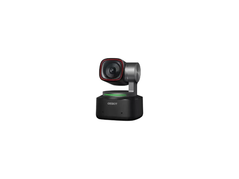 OBSBOT Tiny 2 Webcam 4K Voice Control PTZ, AI Tracking Multi-Mode & Auto Focus, Web Camera with 11.5 Sensor, Gesture Control, 60 FPS, HDR Light Correction, Webcam for PC, Streaming, Meeting, etc.