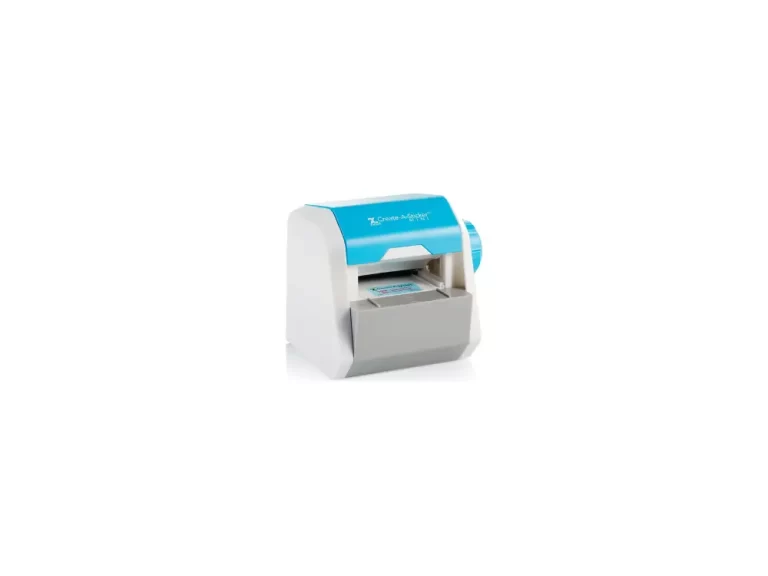 Xyron Create-A-Sticker, Mini, 2.5” Sticker and Label Maker Machine, Portable, Includes Permanent Adhesive, Pre-Loaded, Color May Vary