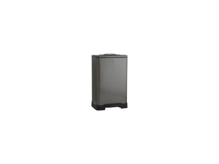 Household Essentials TK10XL-1 Trash Krusher 50L, 50 Liter, Black Stainless