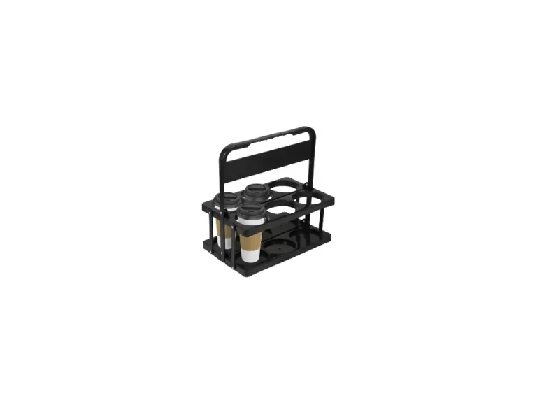 Portable Drink Carrier for Big Cups, Foldable Plastic Cup Holder.