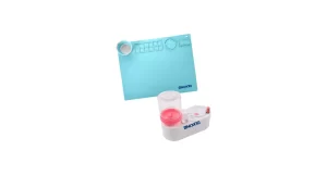 Painting Station Paint Brush Cleaner Painting Mat with Cup & Paint Holder.